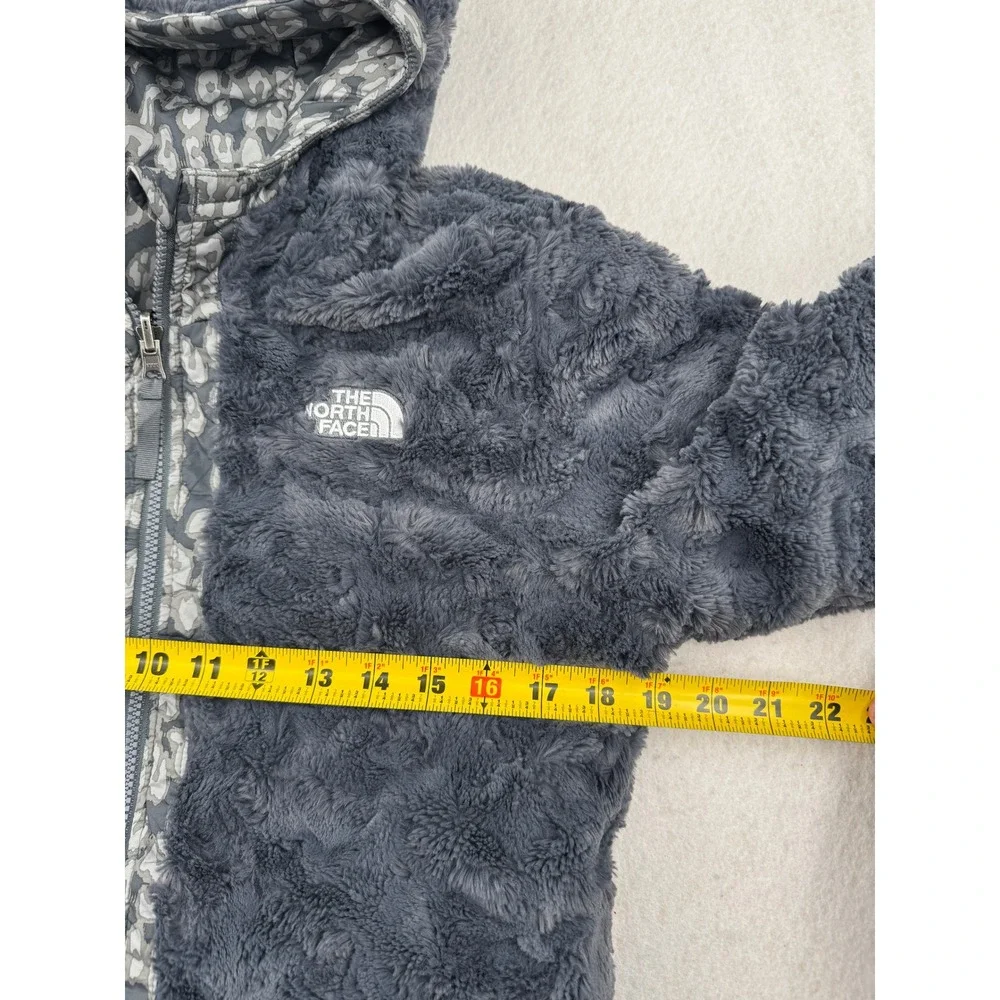 The North Face Girls Reversible Hooded Mossbud Swirl Parka Jacket Large 14/16